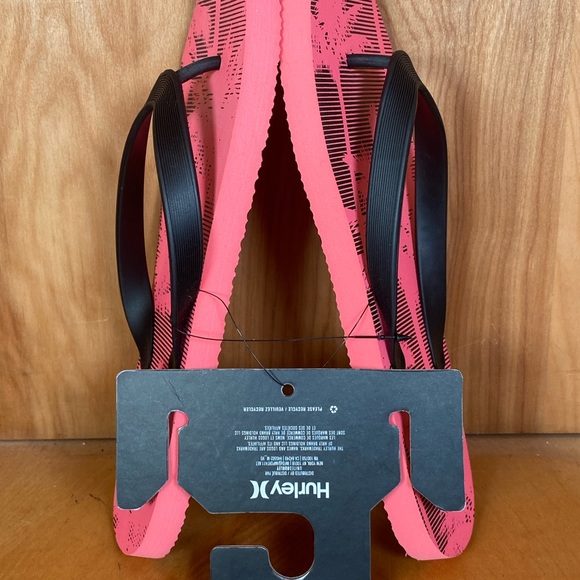 Hurley Flip Flop Sandal Pink TSS1171 - Picture 6 of 9